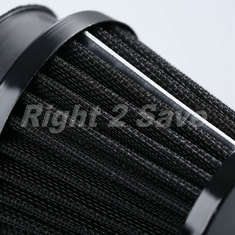 54mm Motorcycle for Minibike Scooter ATV Air Intake Filter Cleaner Rubber Metal