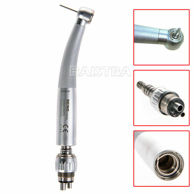 Dental High Speed Handpiece Push Button Triple Water Spray & Quick Coupling CA