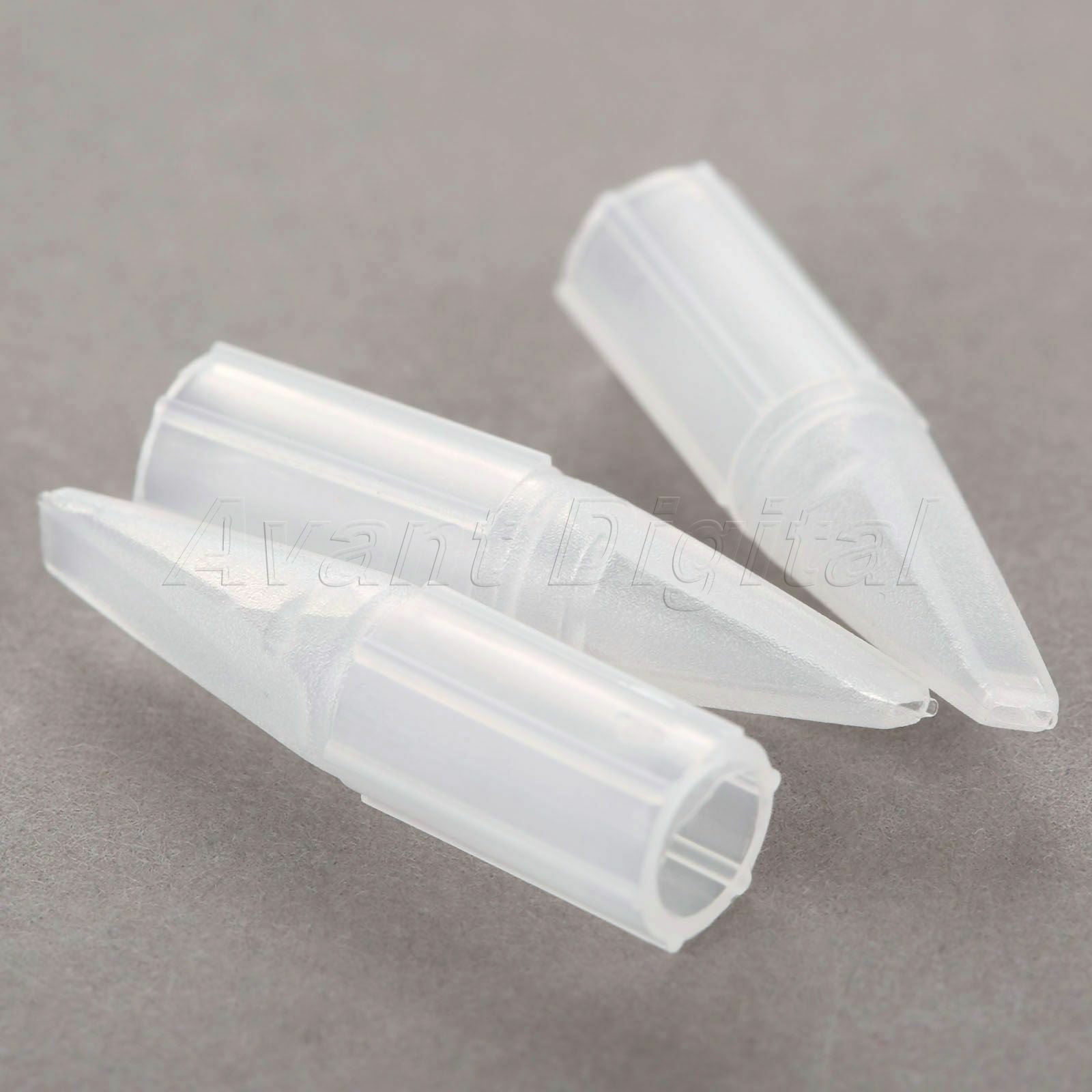 50pcs Convenient Tattoo Needle Tips Flat Mouth 5F Permanent Eyebrow Makeup Tool