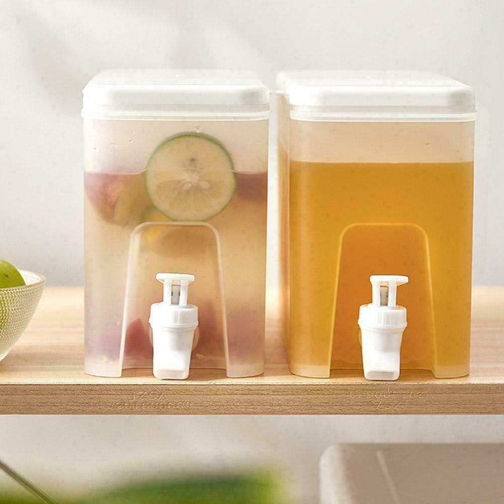 3500ml Water Jug With Faucet Lemon Juice Jug Kitchen Drinkware GREAT Kettle R7U3
