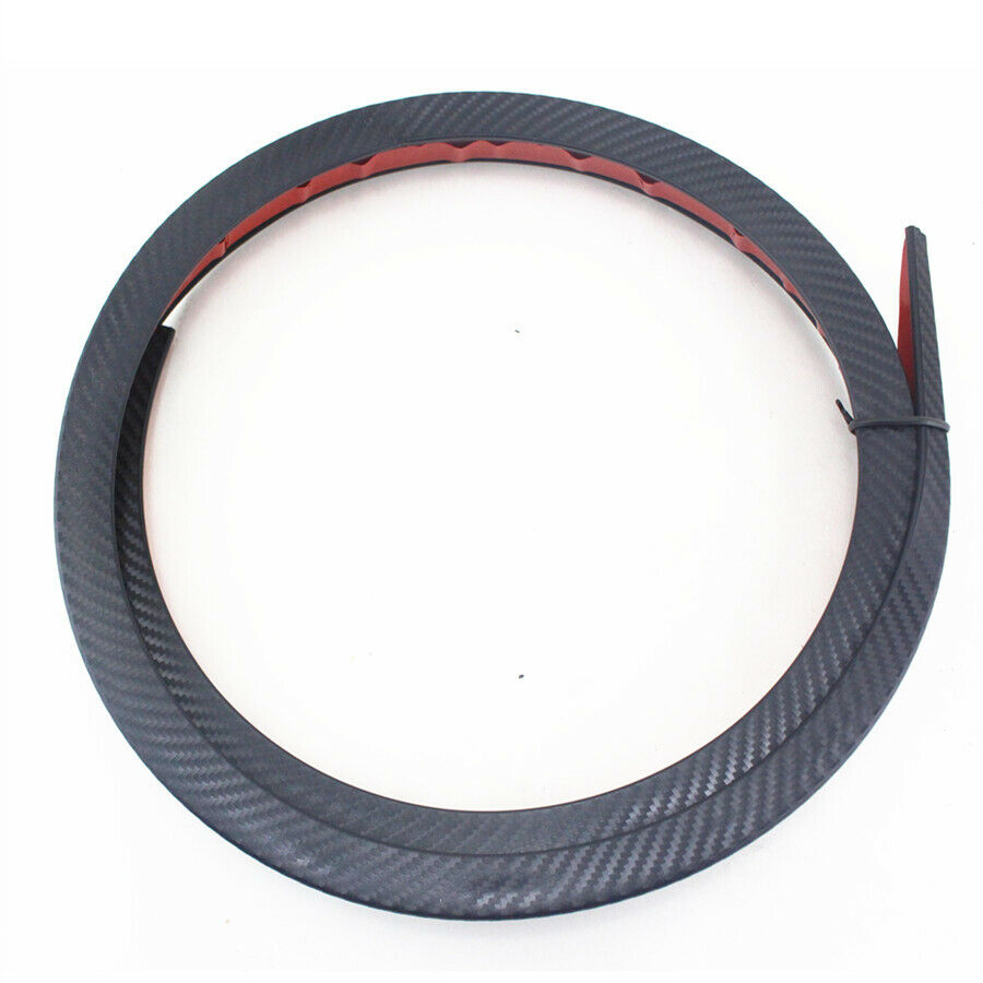 Universal 1.2M Car Tail Carbon Fiber Style+Double-sided Adhesive Easy to Install