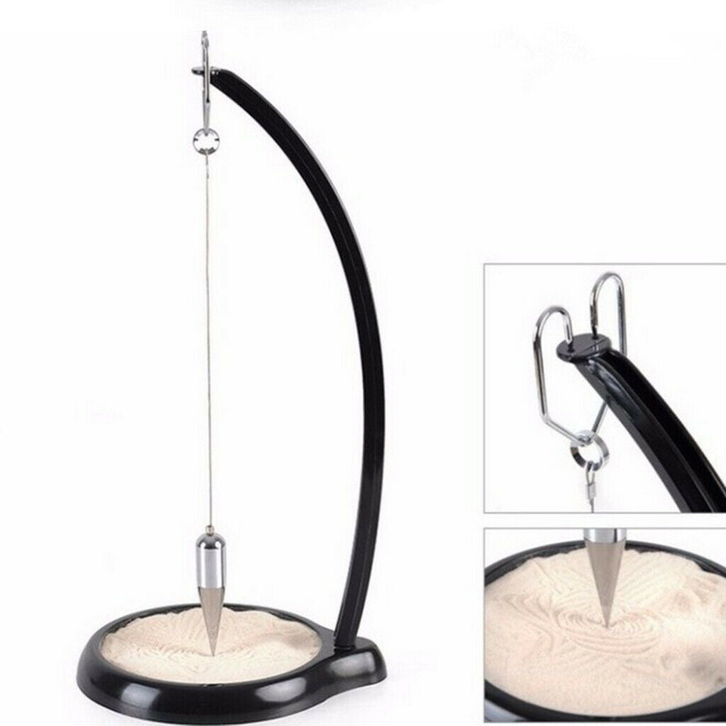 Gravity Sand Pendulum Ornament Relaxation Teaching Tool f/ Home Desk Decor