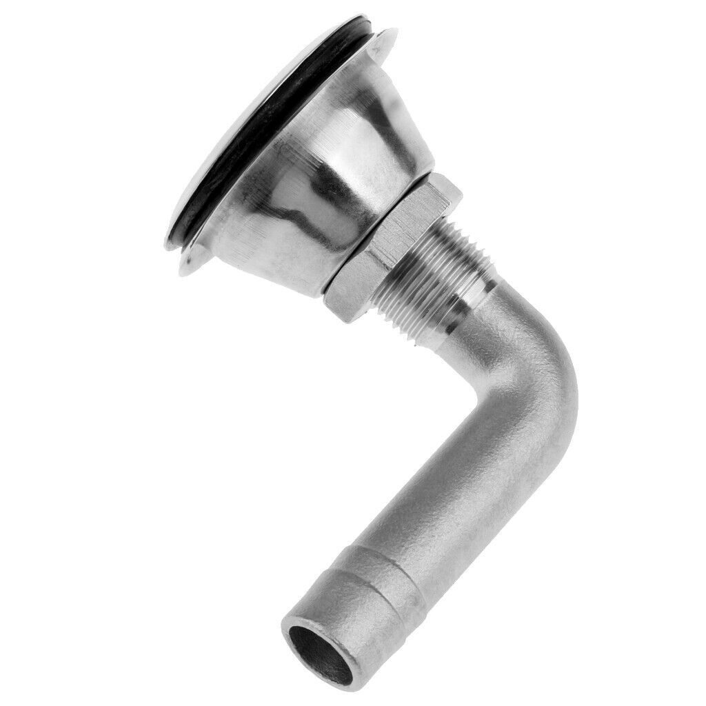 Marine Hardware 90 Degree 5/8-Inch Boat Flush Fuel / Water Tank Vent