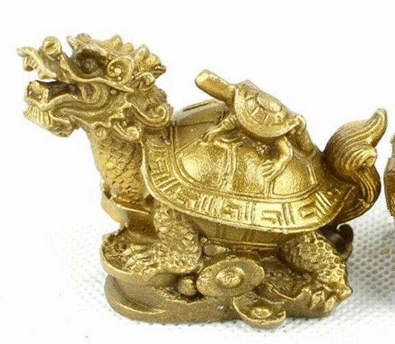 Good Pure brass dragon turtle dominated furnishing articles mascot