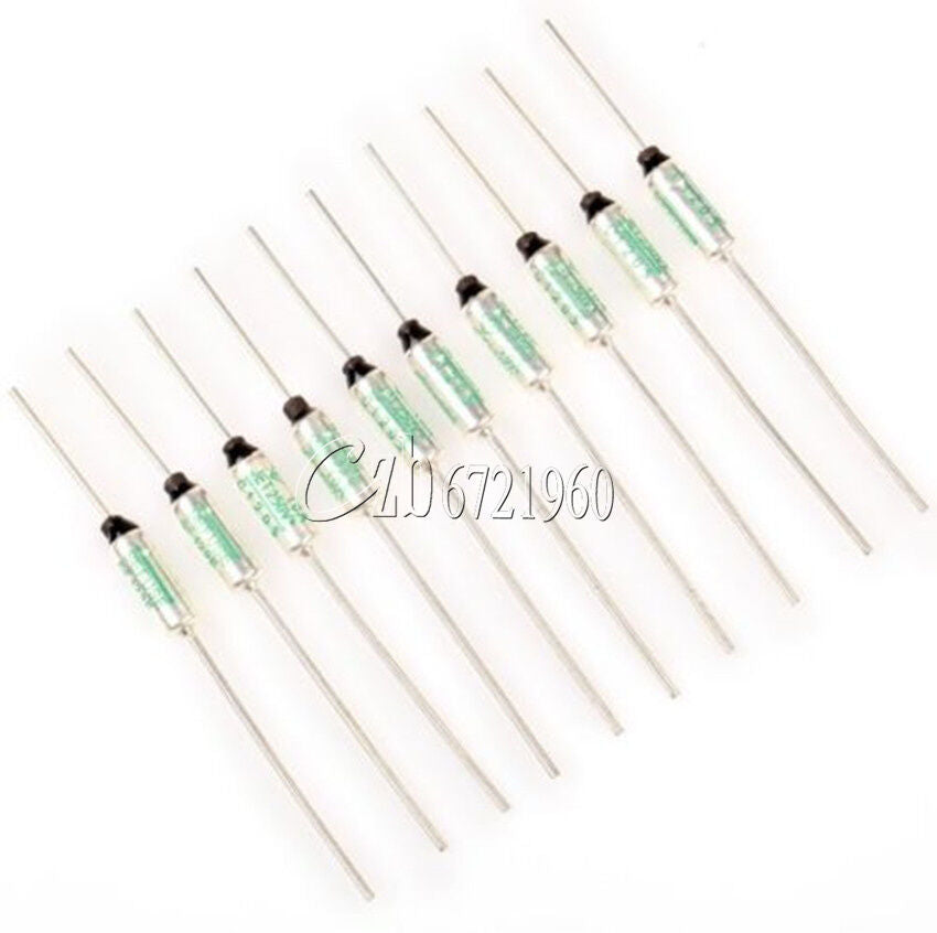 10PCS SF129E SEFUSE 10A 250VCutoffs  Thermal Fuse 133°C 133 Degree