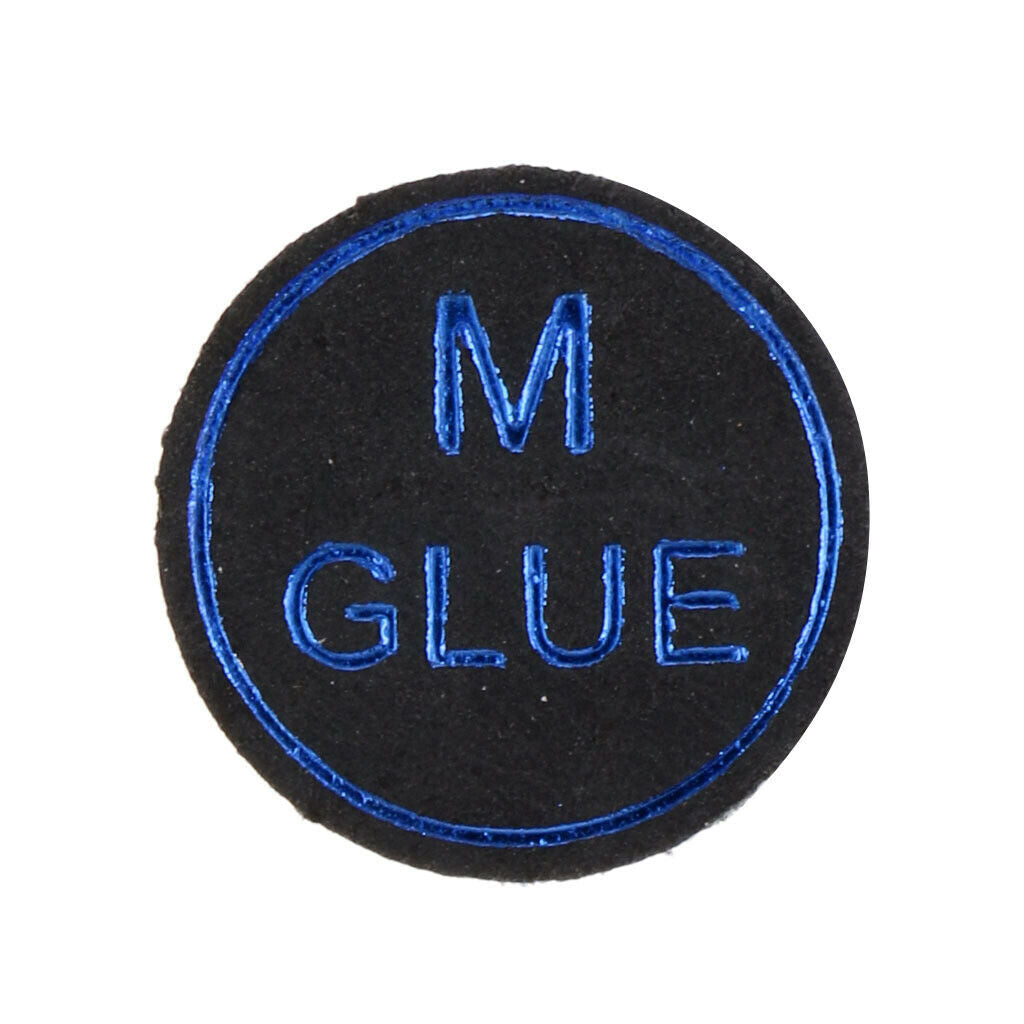 13mm Black Pool Cue Tips, Billiard Stick Tips Repair Kit - Pack of 2 - Soft &