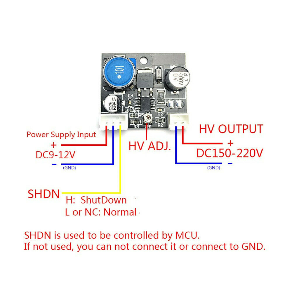 With Off Function 5V-12V TO 150V-220V Voltage Boost DC Power Module F MAX1771