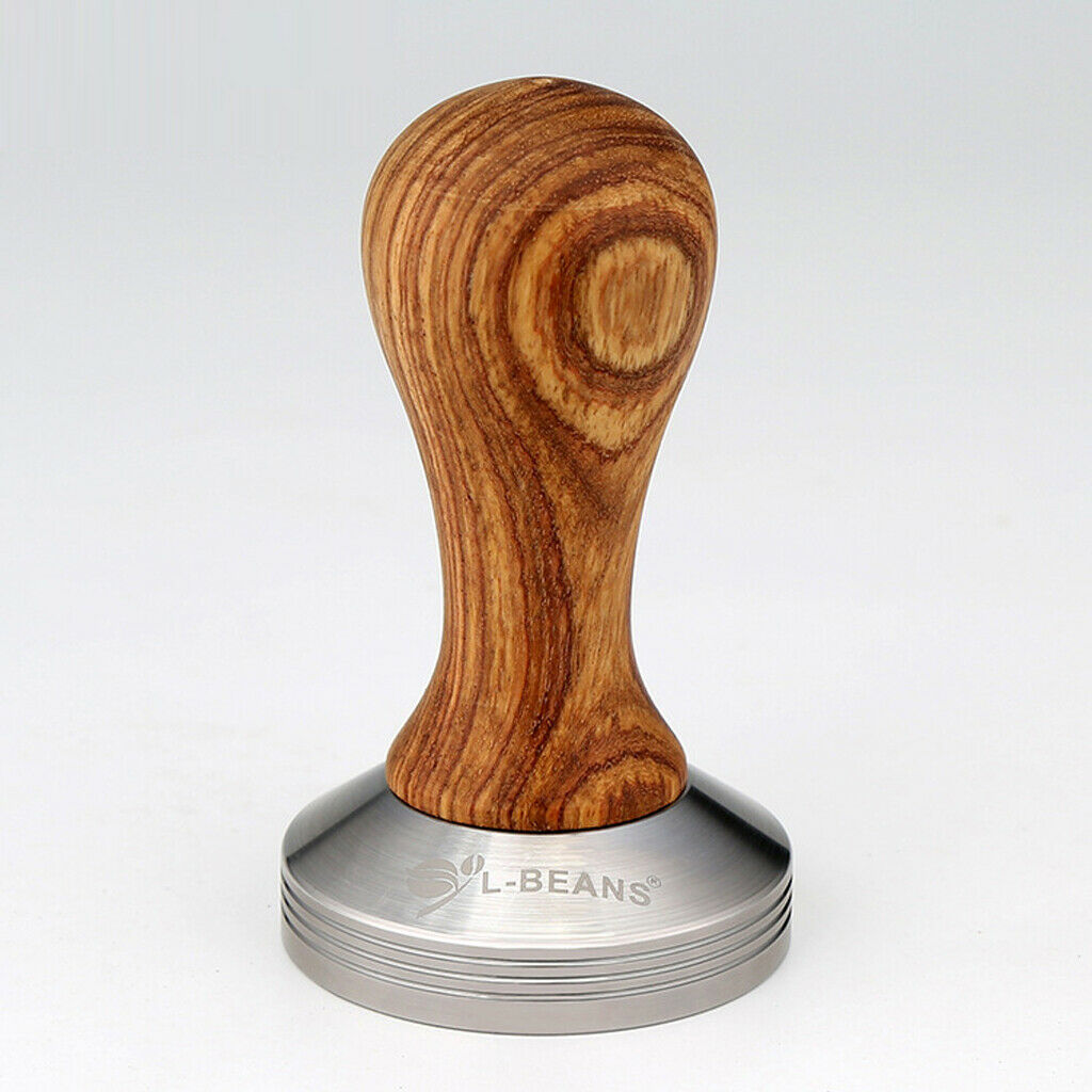 Coffee Tamper 58 Mm Espresso Beans Barista Calibrated Convex Tamper Tool