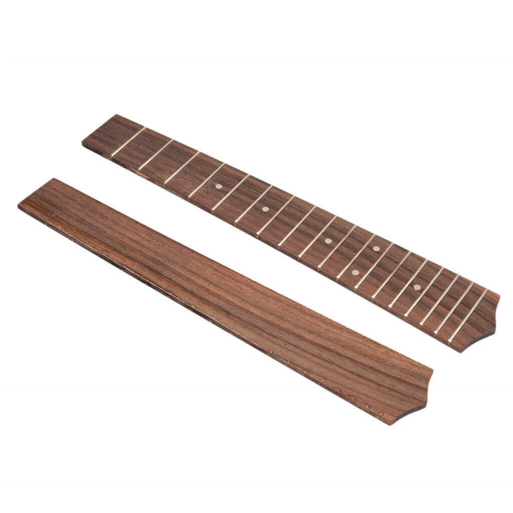 18 Fret Fretboard Guitar Fingerboard 26'' Ukulele Uke Parts with Dots