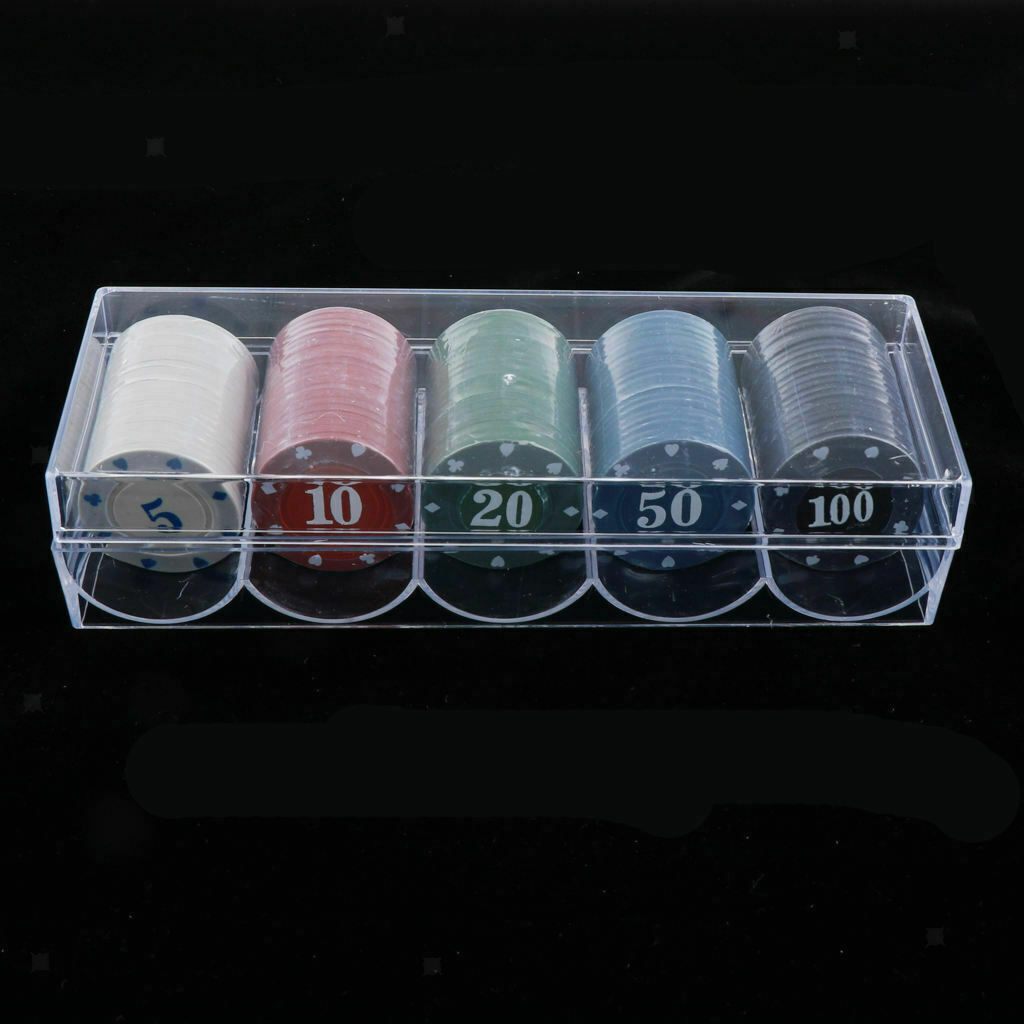 Poker Chips - 100 Count with Numbers - Casino Party Supplies