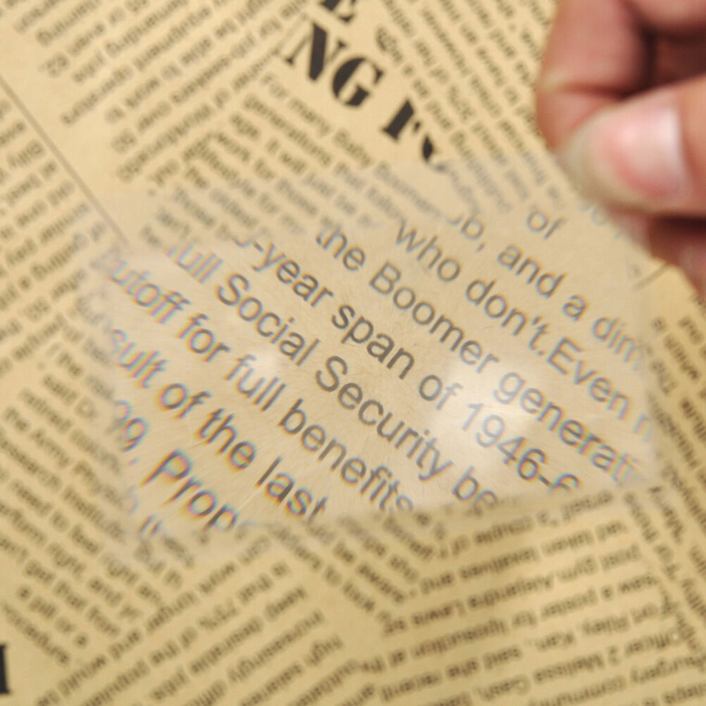 10X Plastic Credit Card 3x Magnifying Pocket Wallet Magnifying Glass Magni.l8