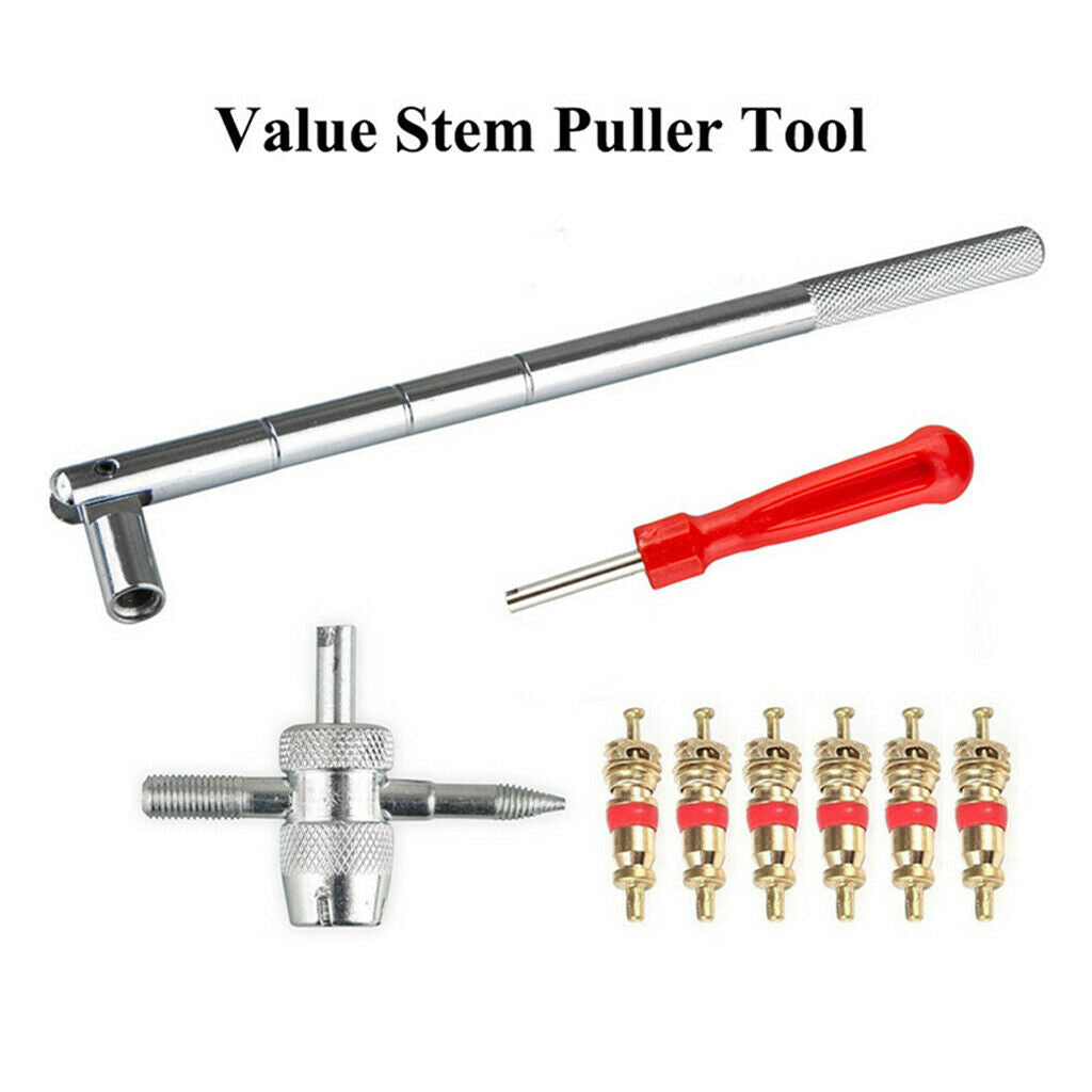 Bike Screwdriver Valve Stem Core Tire Repair Single Head Remover Pry Kits