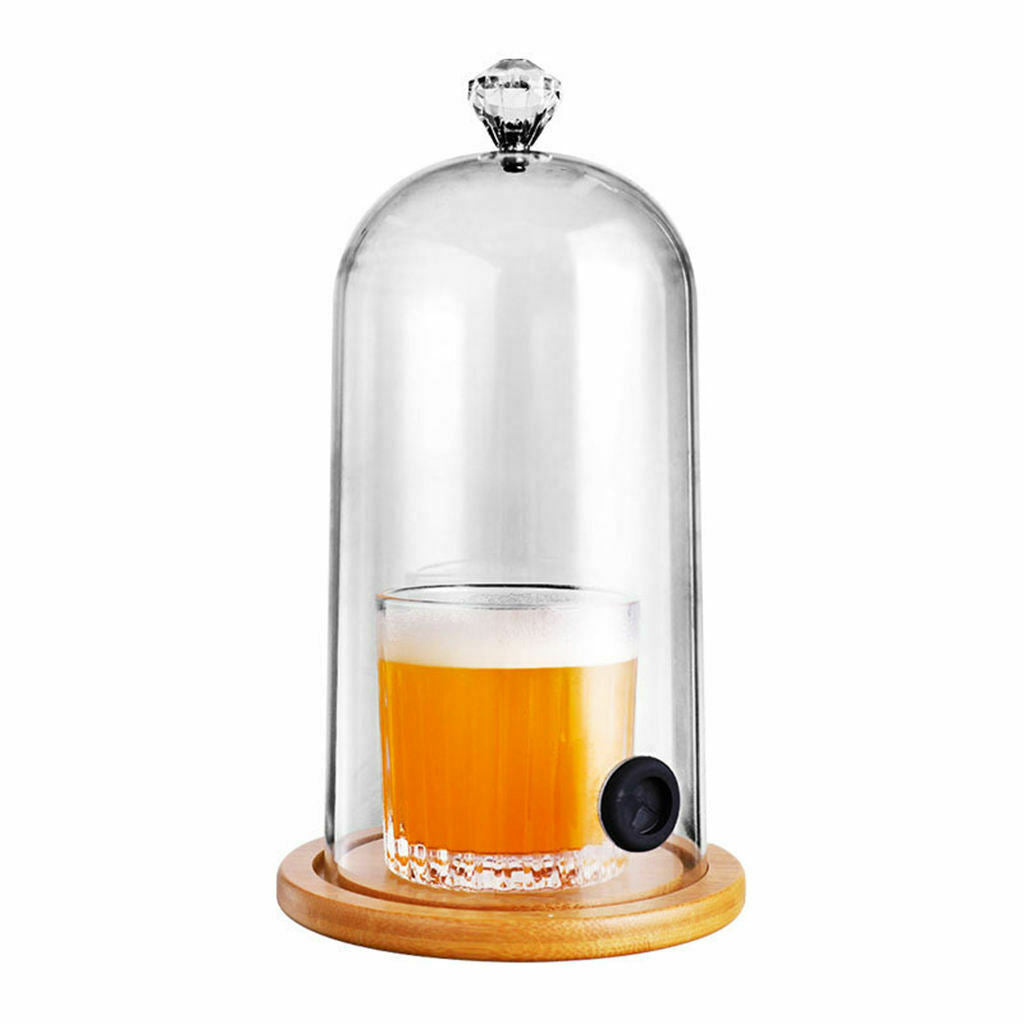 Plastic Smoke Hood Smoke Infuser for Cocktail Dish Cover Easy Clean Bar