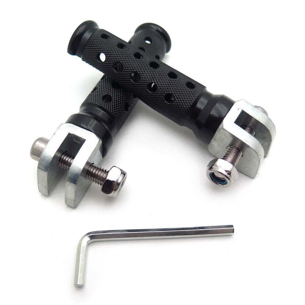 Black Foot Pegs For Yamaha FZR 600 XJ 600S YZF 600R 750R 1000 FZS1 FZ-1 R1 R6