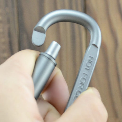 Outdoor D-Shaped Carabiners Keychain Backpack Buckle Aluminum Alloy 5PCS/ Lots