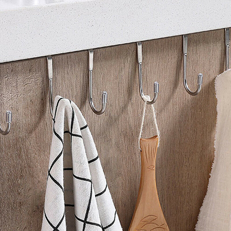 Stainless steel free punching cabinet door trace hook S-type door hanger .l8
