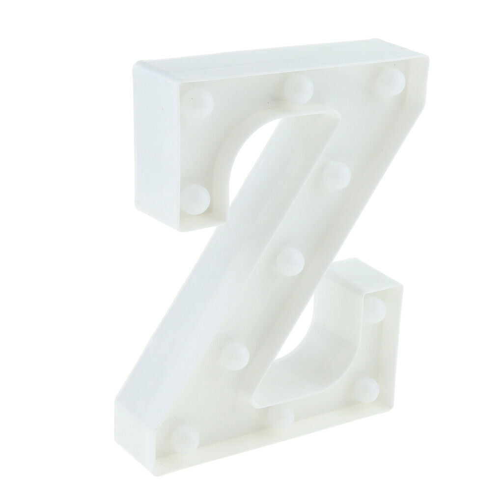 Decorative LED Letter Marquee Sign with Lights Z