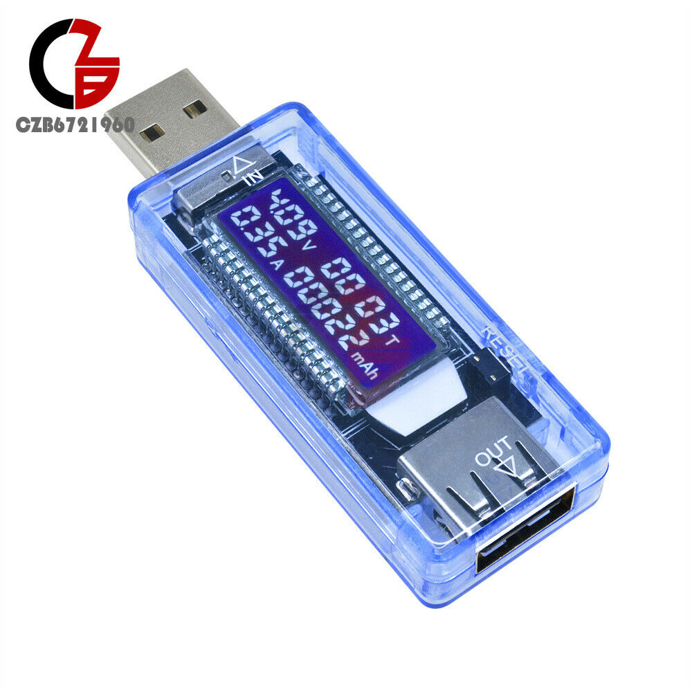 USB Charger Doctor Capacity time Current Voltage Detector Meter Battery Tester