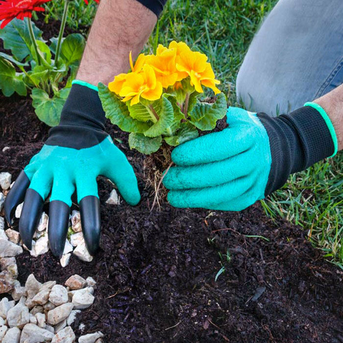 Gloves Gardening With 4 Claws for Dig Planting Planter Gardening New