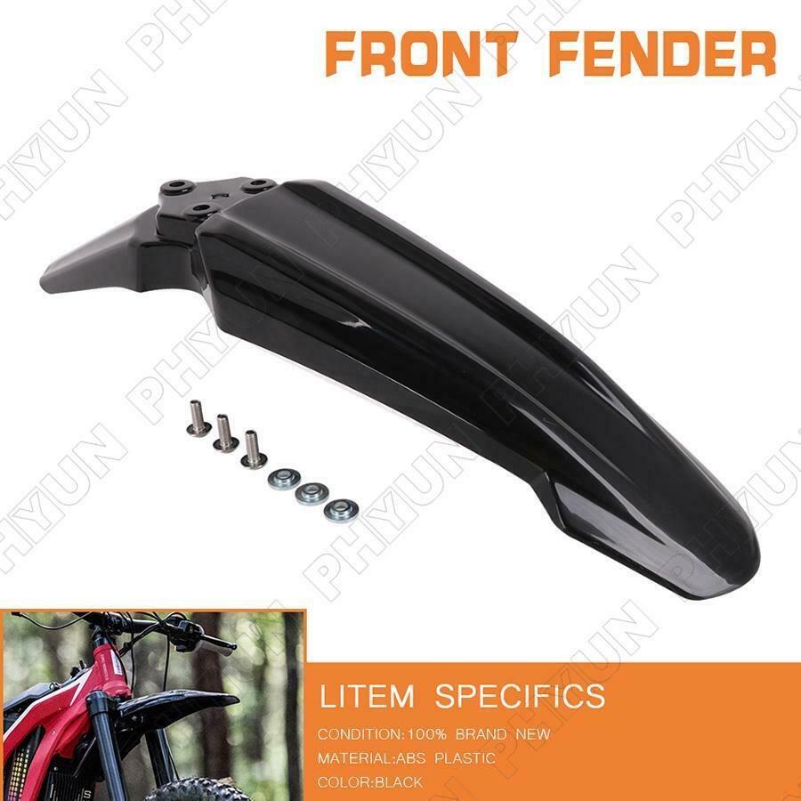 Front Fender Mudguard Cover Protect For Sur-Ron Motorcycle Black Quality Plastic
