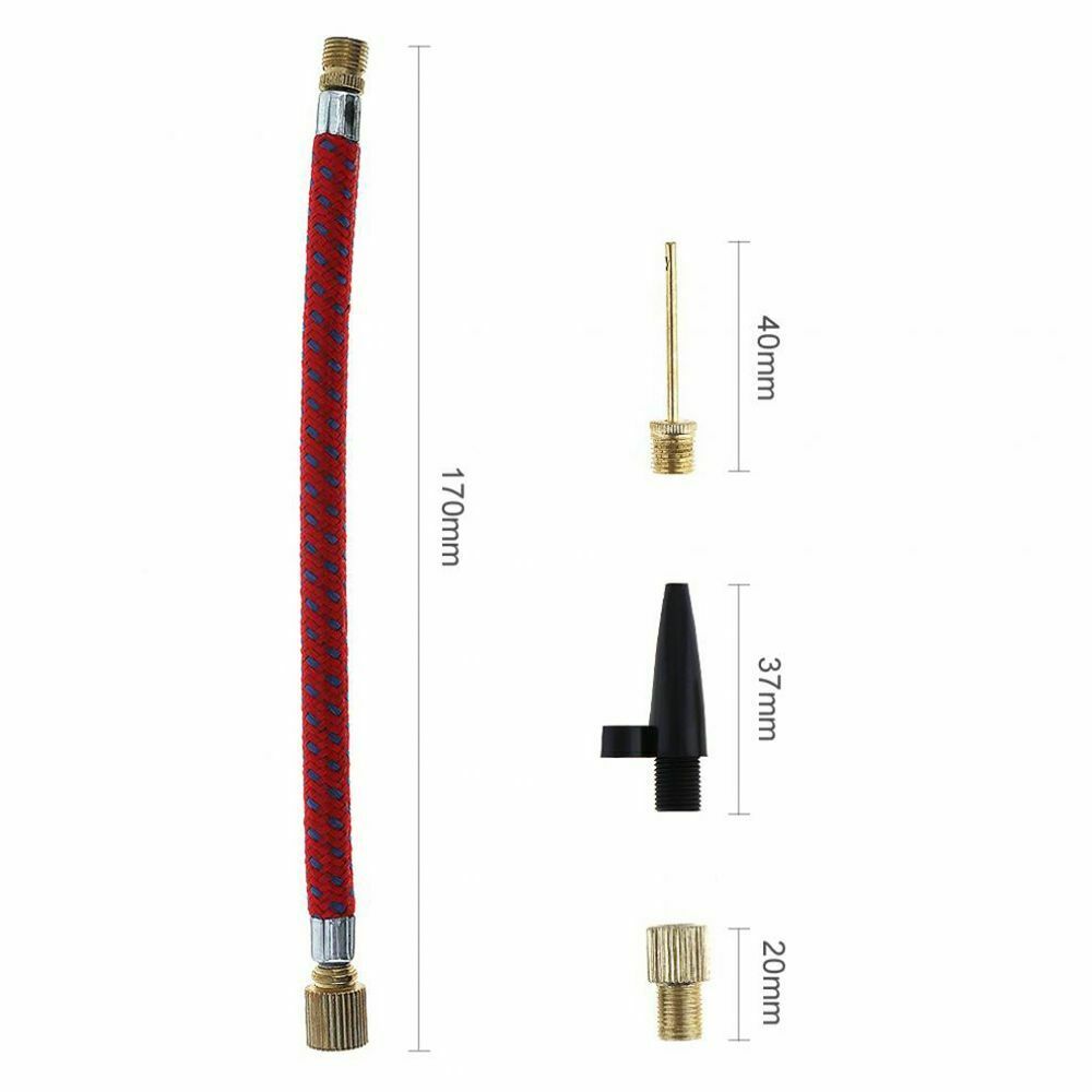 Pump Hose Adapter Basketball  Football Bike Tire Tube Inflating Needle Kits