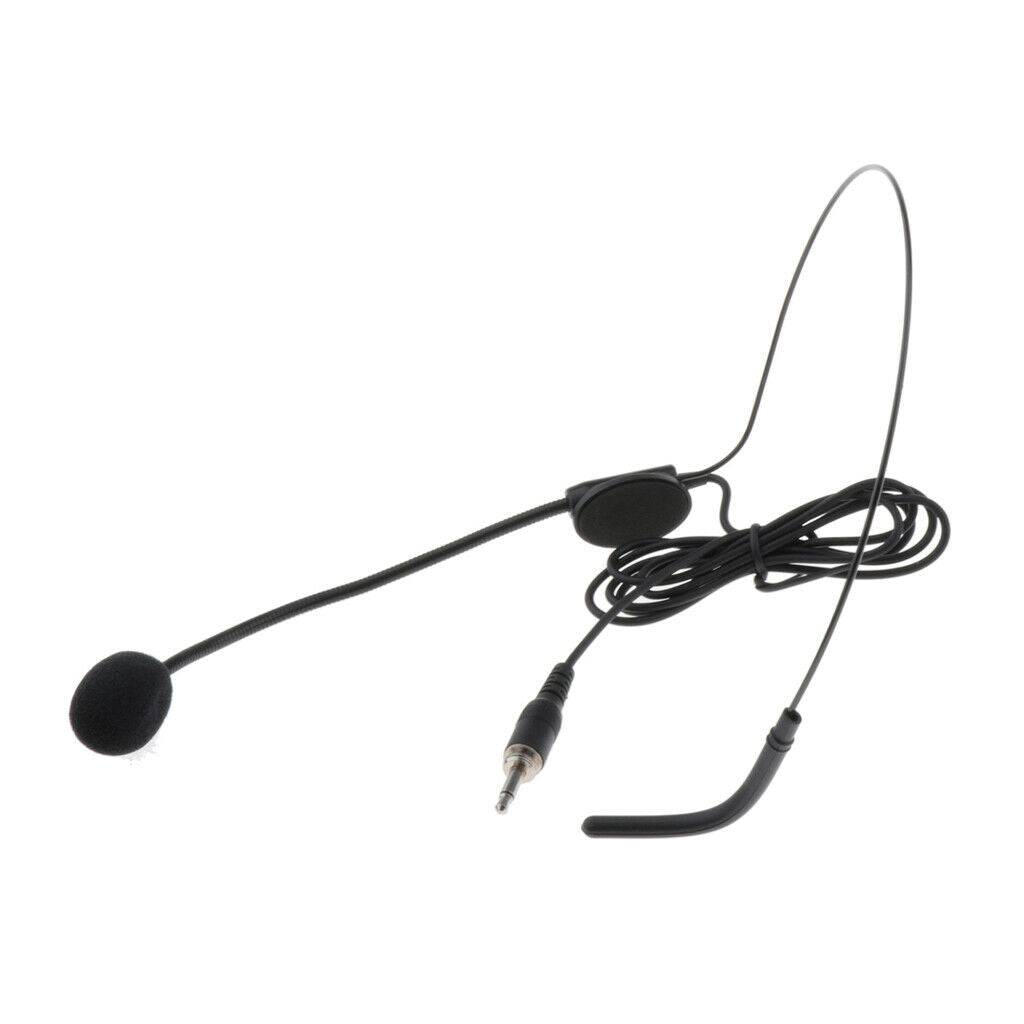 2 Pack of Electret Headband Microphone Headset With Cardioid Polar Pattern,