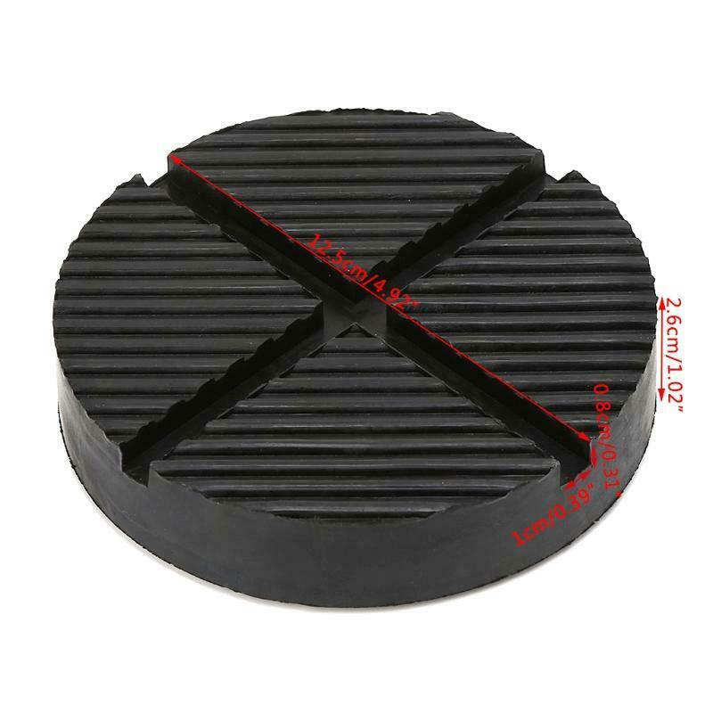 Universal Floor Jack Disk Rubber Pad Adapter Pinch Weld Side JACK PAD 12.5CM X1