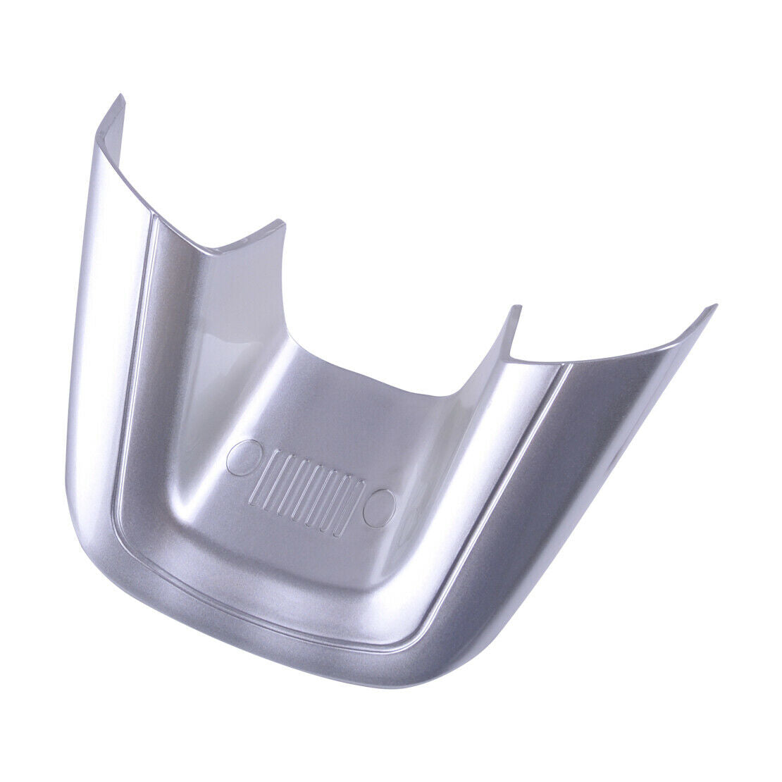 ABS Chrome Steering Wheel Panel Cover Trim Decor Fit For Jeep Renegade 15-17 as