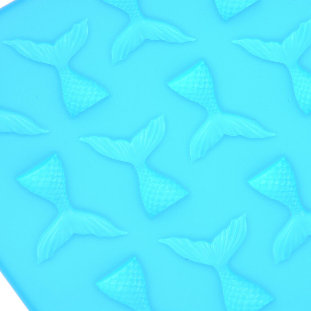 Mini Silicone Mermaid Tail Mold Fondant Cake Mold Cupcake Kitchen Baking T.l8
