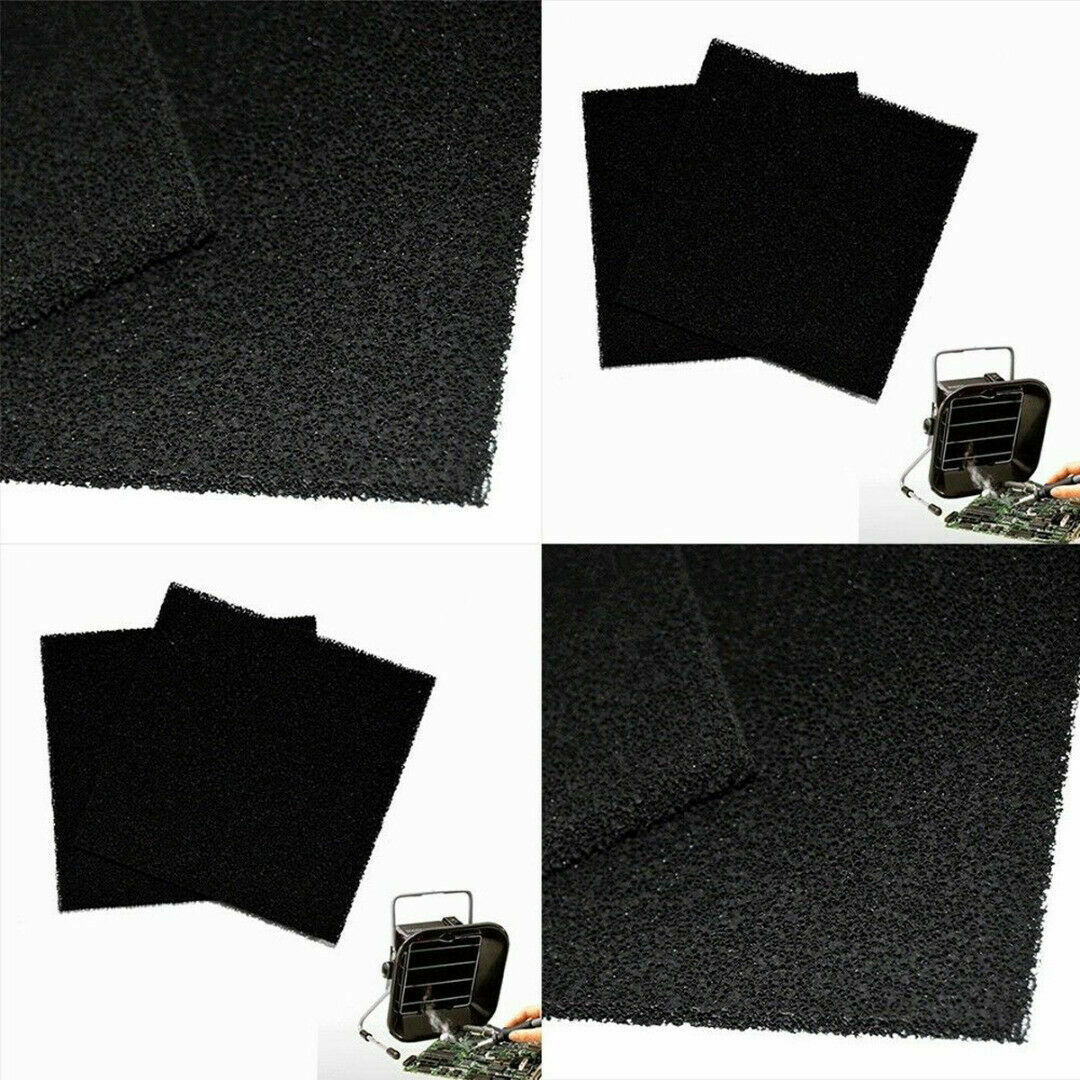 5 Pcs Universal Activated Carbon Foam Sponge Air Filter Impregnated Sheet Pad