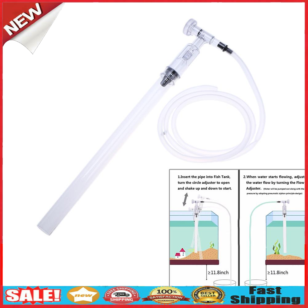 Aquarium Fish Tank Water Change Gravel Cleaner Water Tank-Clean Sand Filter