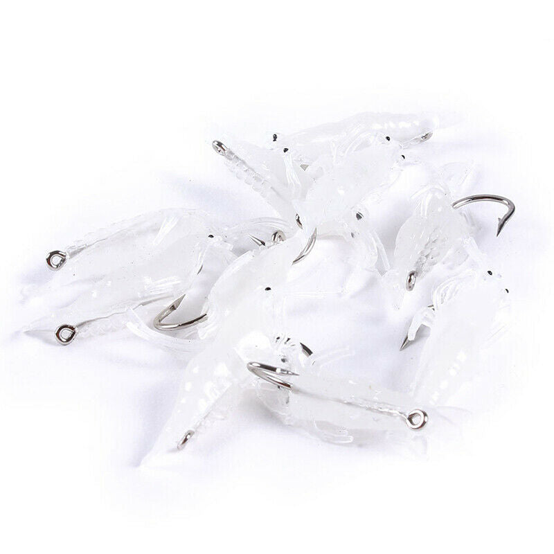 5pcs/lot Shrimp Fishing Lures Artificial Soft Insect Bait Silicone Bai|JCAUJ Kt
