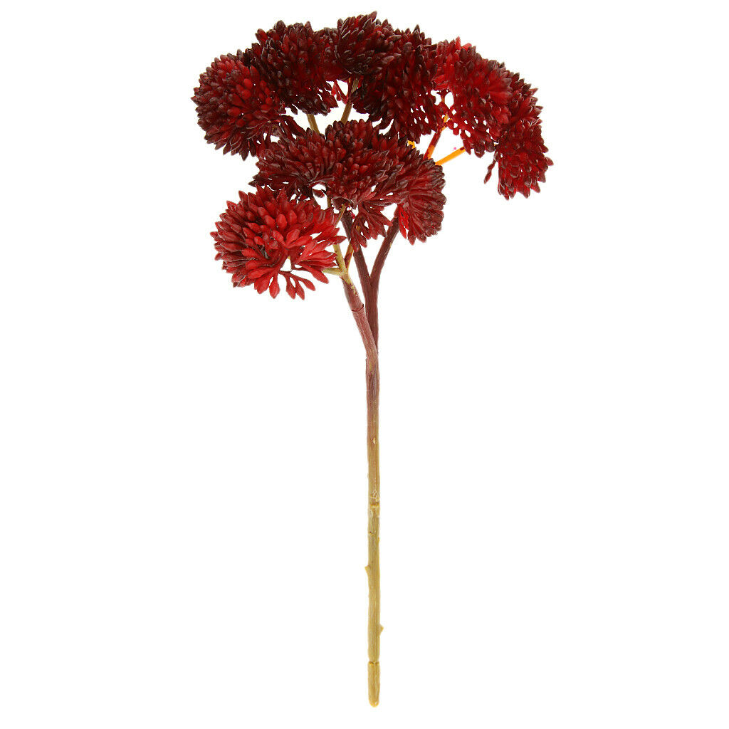 Artificial Fruit Succulent Grass Desert Plant Wedding Home Garden Decor Red