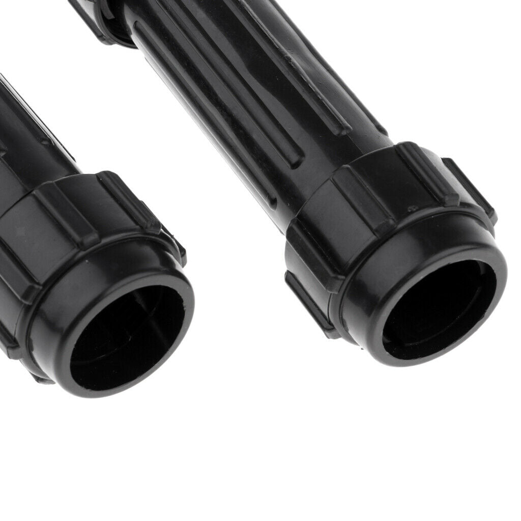 2 Piece Black Screwed Joint Fits for Kayak Canoe Paddles Inflatable Boat Rowing