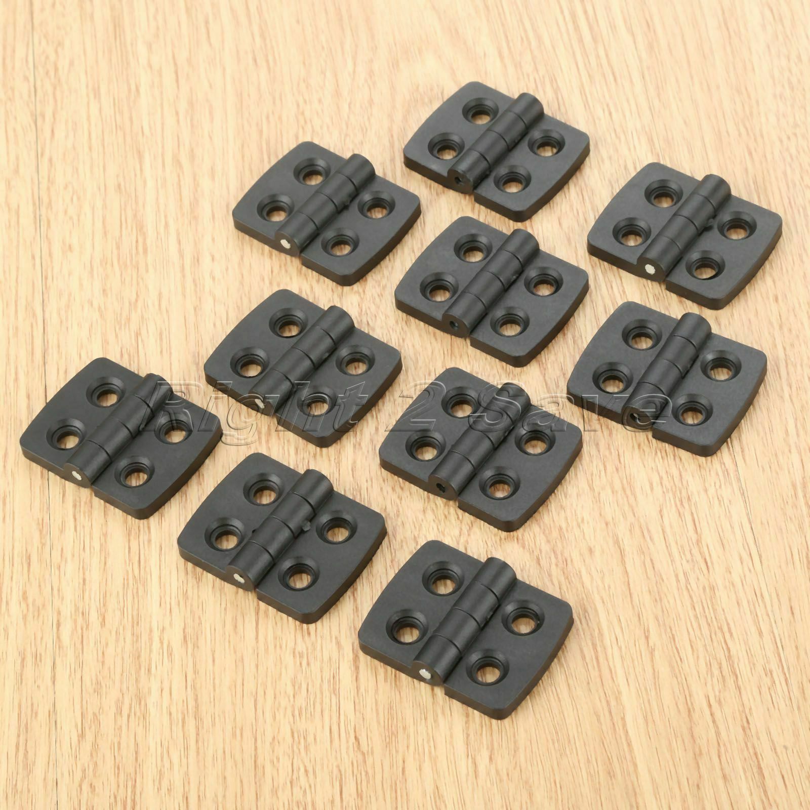 10Pcs Corrosion Resistant Hinges Home Cabinet Box Furniture Parts Easy Install