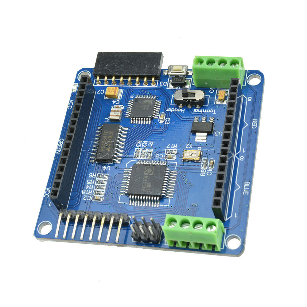 DIY Full color Rainbow Colorduino V2.0 Matrix RGB LED Driver shield For Arduino