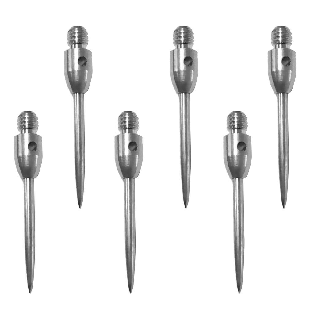 6 Packs 2BA Thread Darts Steel Tips Points Steel Tip Conversion Points
