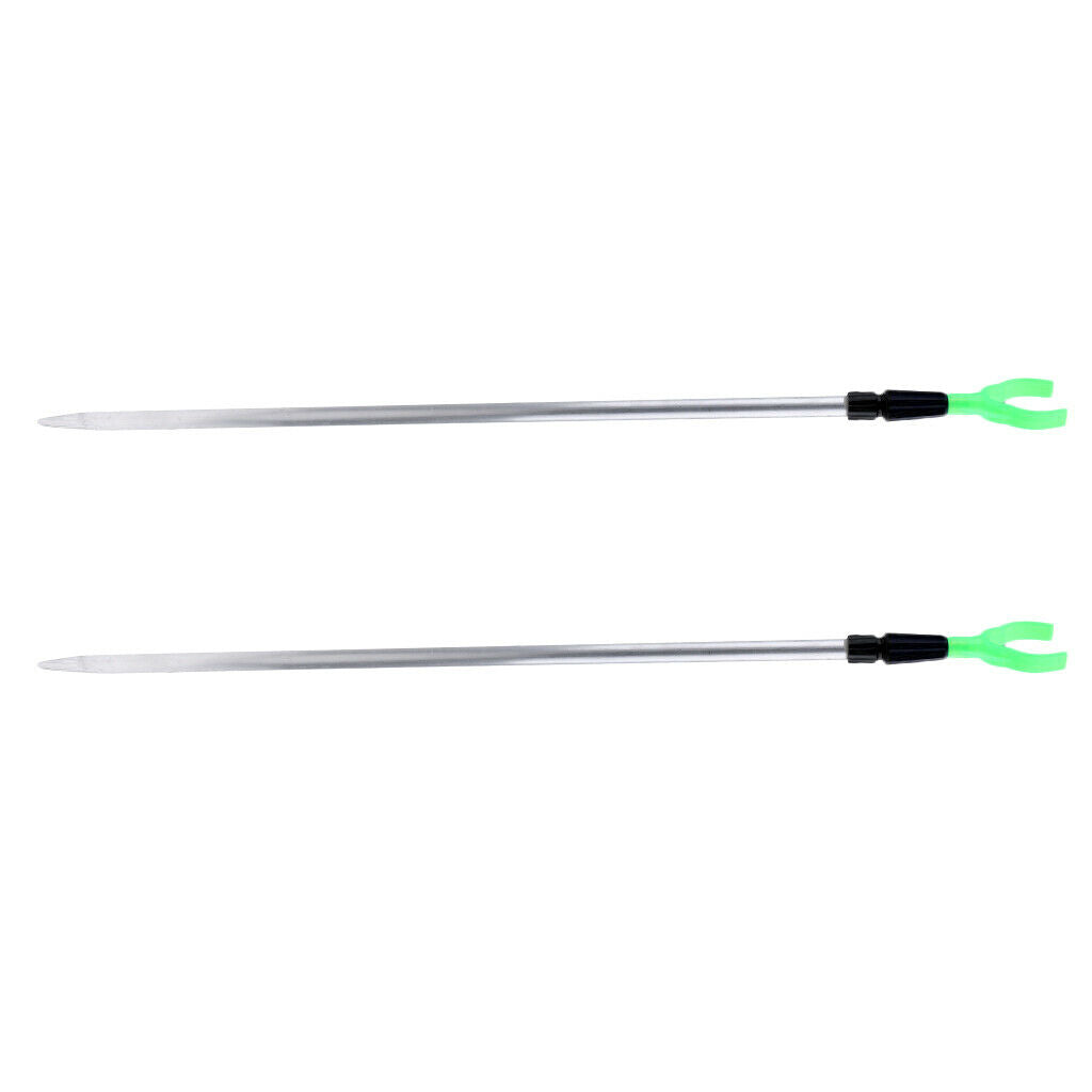 2pcs; Telescopic; Fishing Rod Rest; Fishing Rod Stand; Bracket; Ground Holder;
