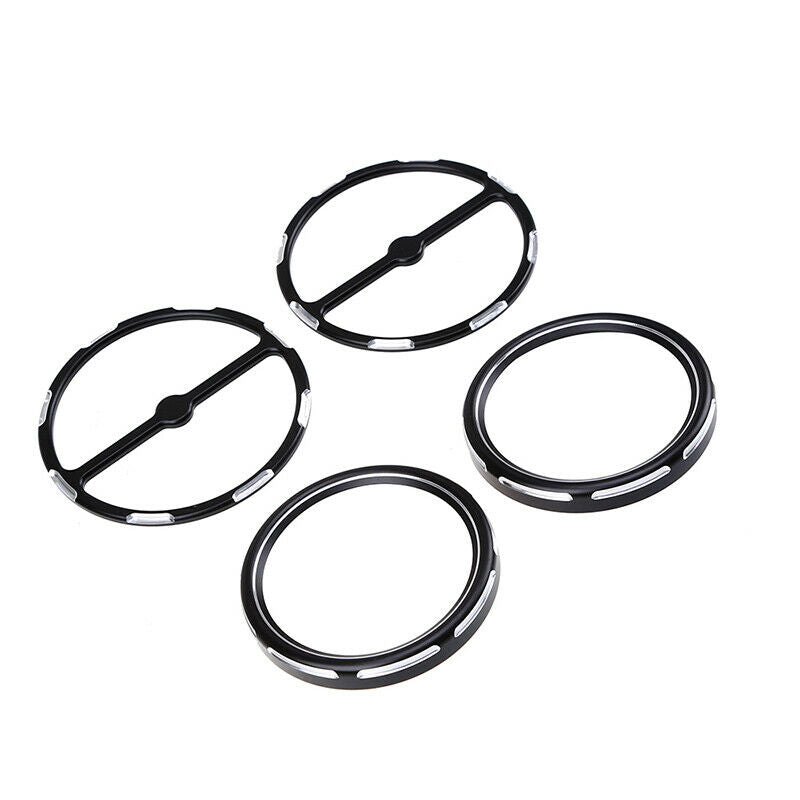 Speaker Trim Rings Speedometer Bezels For Harely Street Road Electra Glide 96-13