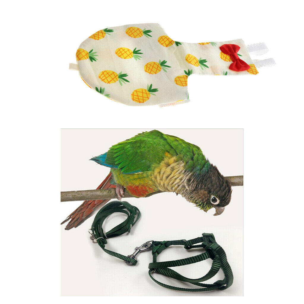 Lightweight Parrot Bird Leash Rope Comfortable Birds Bird Pocket Nappy Easy to