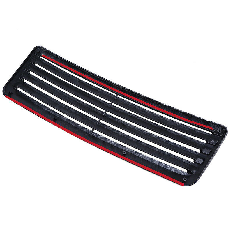 Carbon Fiber Air Vent Flow Intake Grill Front Hood Scoop Vent Bonnet Cover  Trim