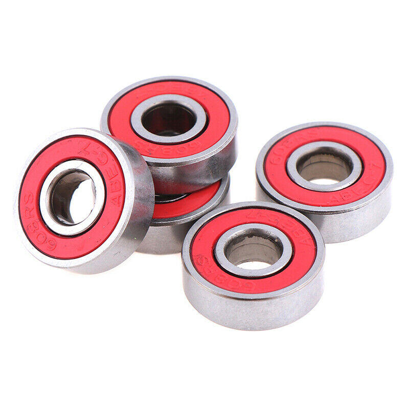 5Pcs Red ABEC-7 608RS Skateboard Roller Sealed Ball Bearings 8x22x7mm PTAUJ Tt