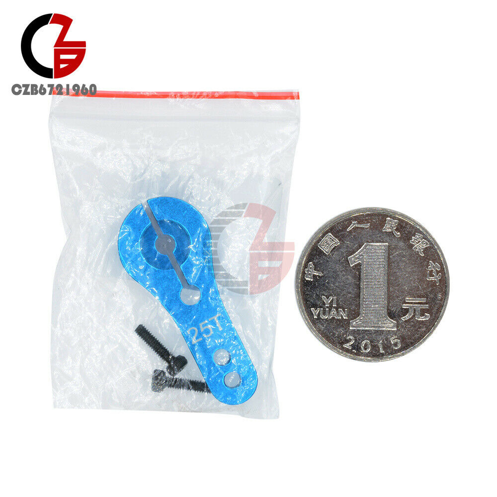 Blue RC Steering Servo Half Arm 25T Big Torque Aluminum Fit Metal MG996 MG995