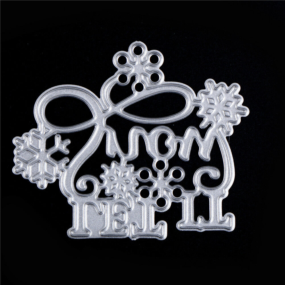 let it snow metal cutting die scrapbooking photoalbum*embossing stencil cr.l8