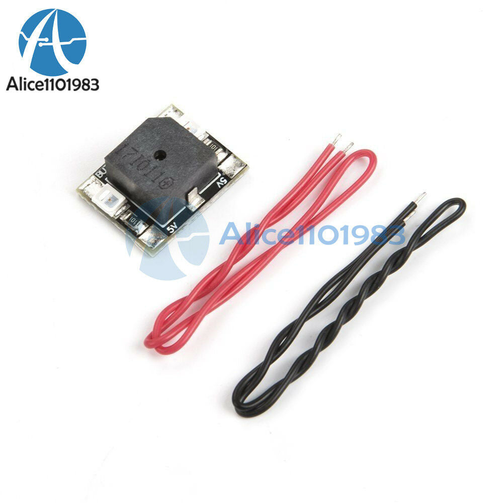 Buzzer Alarm 5V Beeper Tracker W/LED Low Voltage For RC NAZE32 F3 Flight Control