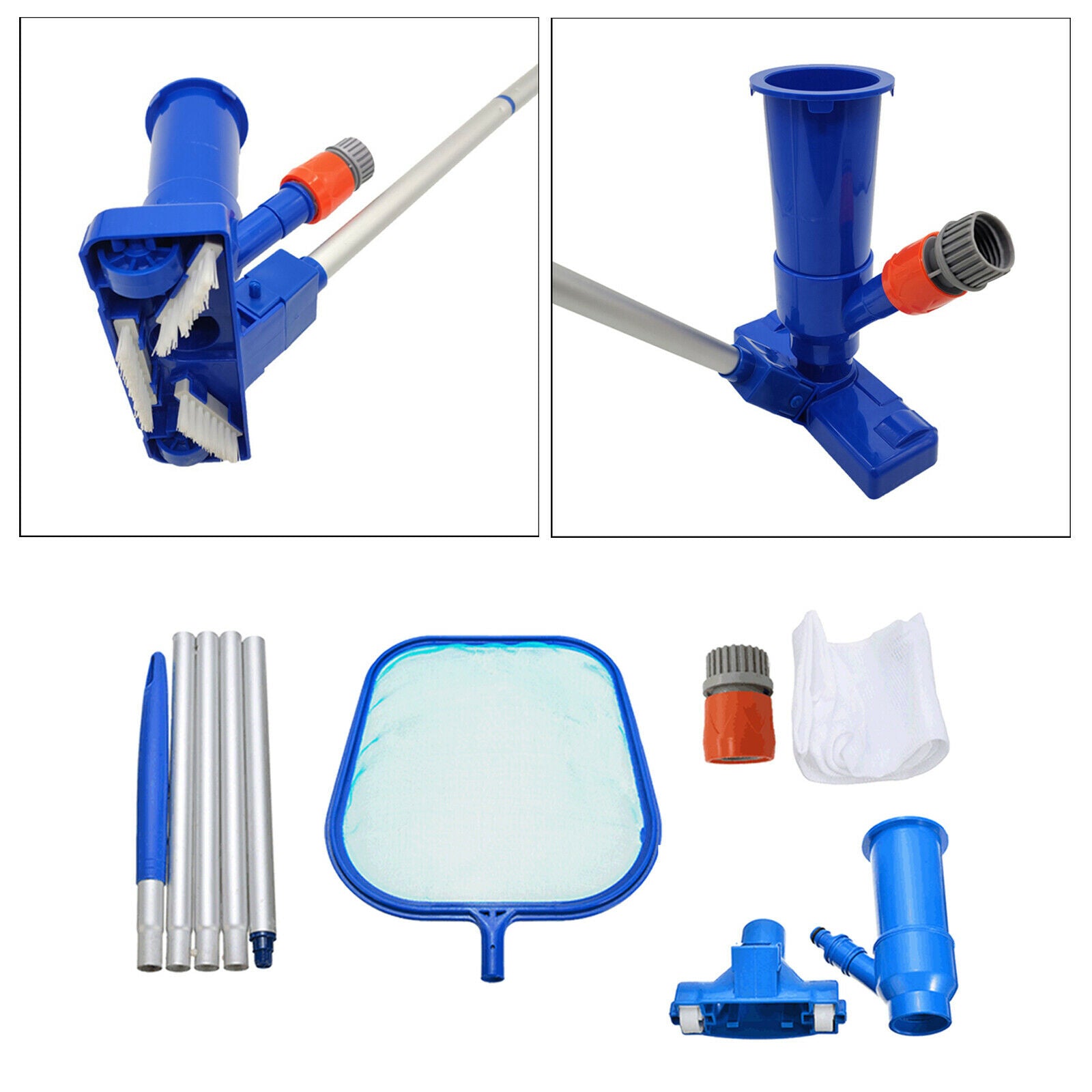 Pool Vacuum Head Kit for Ground Swimming Pools Spa Pond Fountain -US