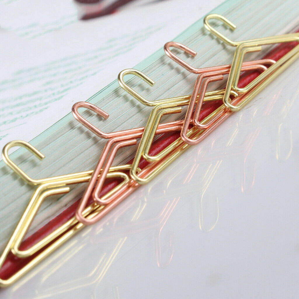 Bookmarks File Paper Documents Paperclips Hangers Sing Symbol Shape Metal Clips