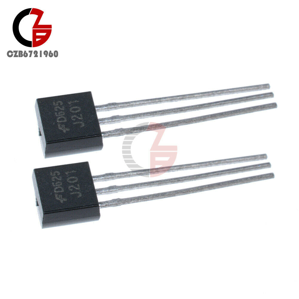 50PCS DIP 3 J201 JFET N-Channel Transistor 40V 50mA TO-92