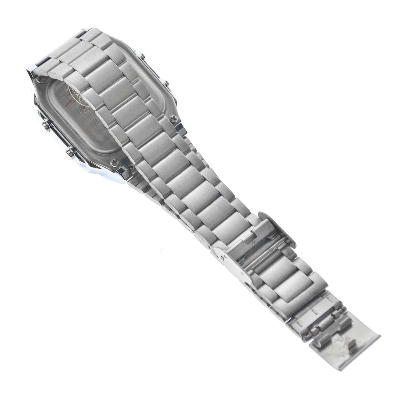 Waterproof SKMEI Men's Stainless Steel LED Digital Sport Quartz Wrist Watch Gift