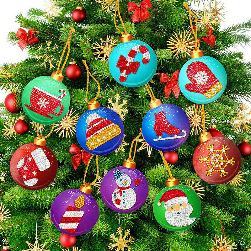 1Set Diamond Painting Tool DIY Handmade Christmas Tree Pendant Hanging Orname SJ